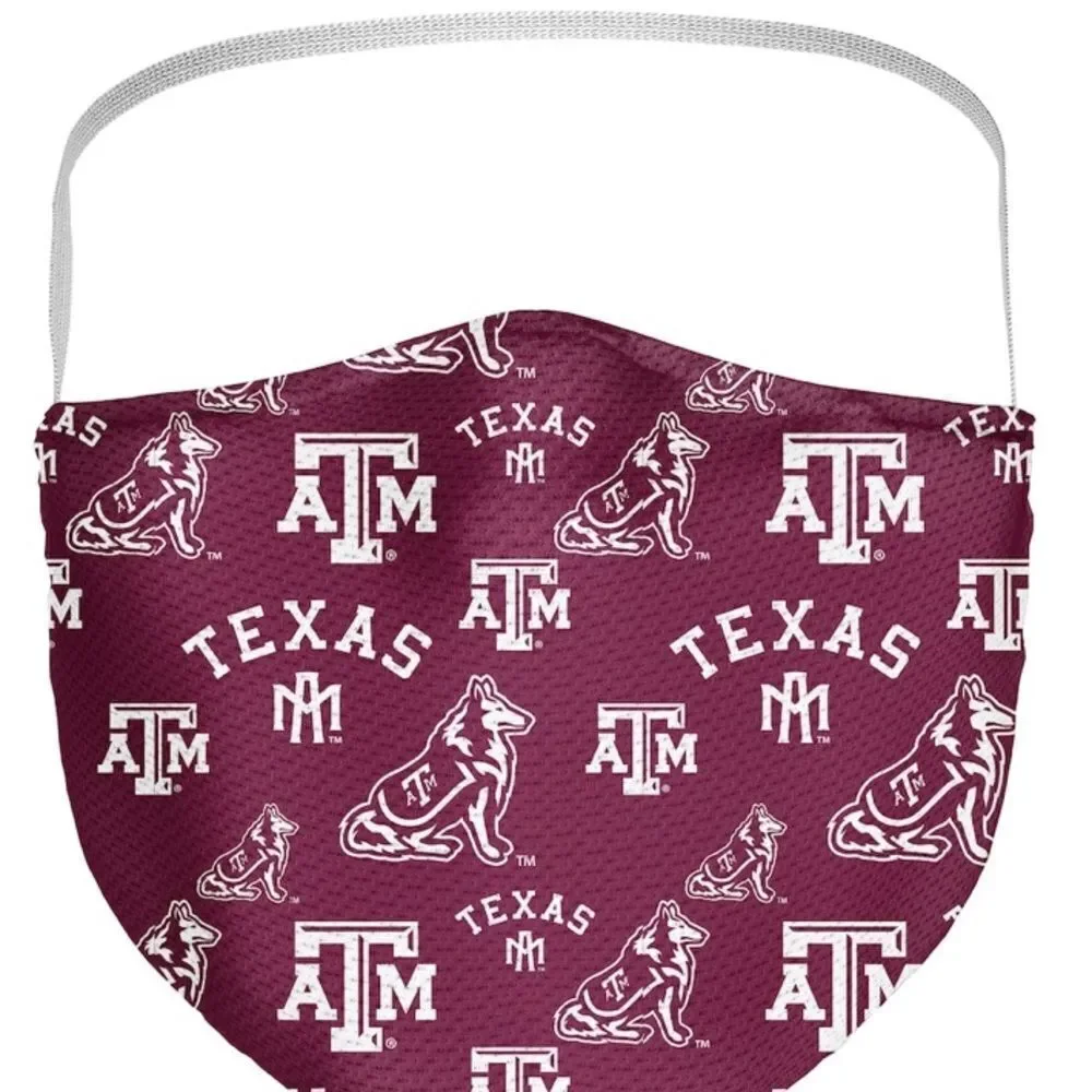 NEW in Package Texas A&M Aggies Face Masks Set of 3 One Size